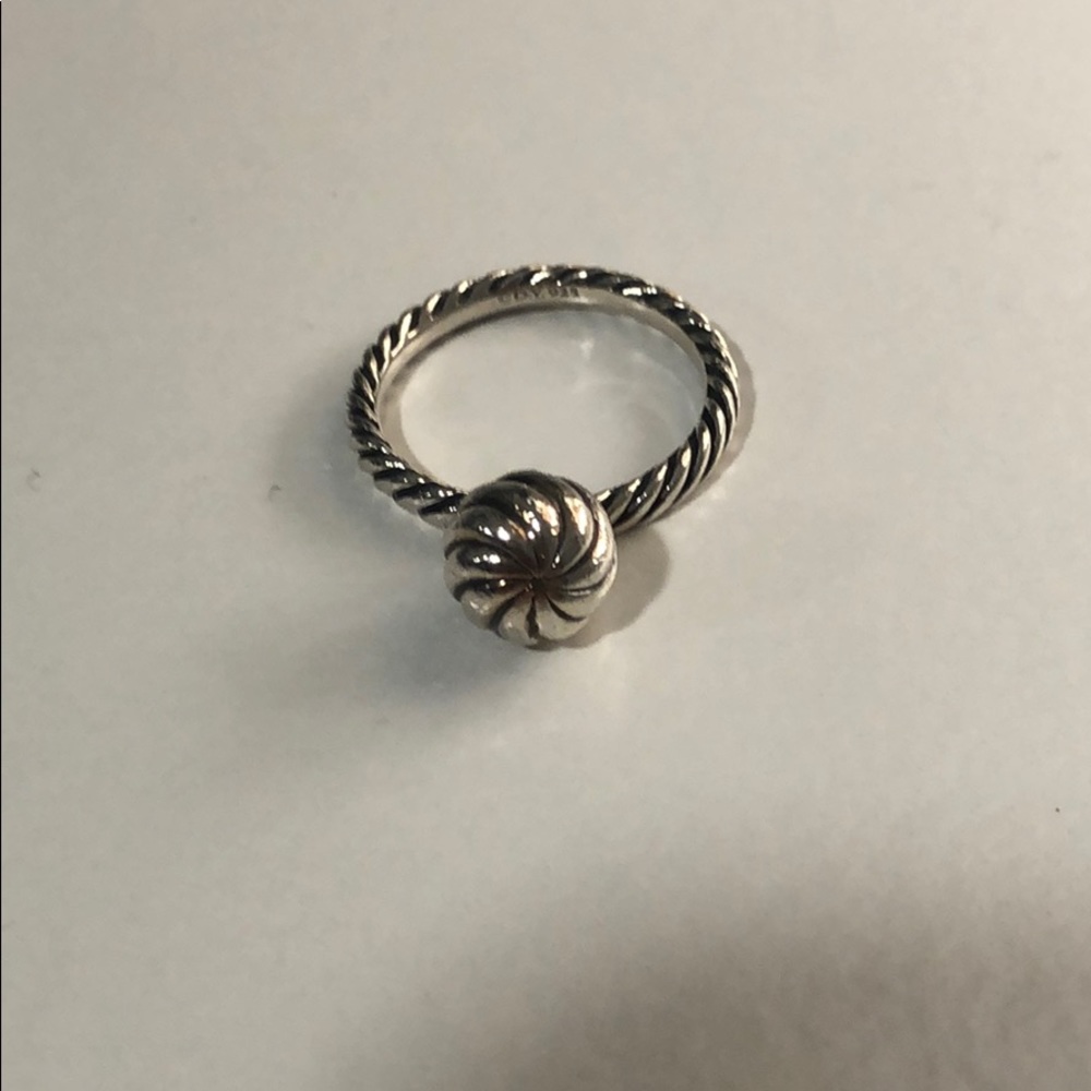 David Yurman Cable Ball Dangle Ring (925 sterling)